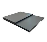 Genérico Microwave Stand, Pull out Microwave Rack, Carbon Steel Material, Space Saving Countertop Oven Stand, Rice Cooker Organizer for Coffee Machine, Restaurant Kitchen, 47x36x4cm