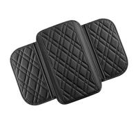Genérico Middle Console Cover, Auto Armrest Protector, 11.81x7.09x0.59 Inches, Car Center Cushion, Side Storage Organizer for Comfortable Driving, Vehicle Interior Protection, Black and Red