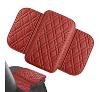 Genérico Middle Console Cover, Auto Armrest Protector, 11.81x7.09x0.59 Inches, Car Center Cushion, Side Storage Organizer for Comfortable Driving, Vehicle Interior Protection, Black and Red