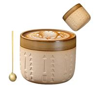 Genérico Middle Eastern Coffee Mug, Fun Tea Cup for Latte Milk Juice Hot Chocolate, Retro Patterned Drinking Vessel for Homes Kitchen Office Apartment Cafes Restaurant Bar