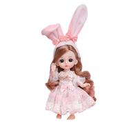 Genérico Mignonne | Miniature Adorable de 16 cm Tenue de Mode, Princesse Déguisement Accessoires Cadeau d'Anniversaire Jouet pour Fille