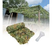 Genérico Militar Red de Malla de Camuflaje 12 3 8 4 6 18 m, Red de Camuflaje Resistente for Caza, Tiro Ciego, sombrilla de jardín, Pantalla de privacidad de Cerca, Cubierta de cochera(Verde,7m x 12m)