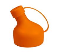 Genérico Milk Container Lids - Silicone Milk Jug Pour Spout with Leak Resistant Fit Design, Easy Clean Pouring, Kitchen Accessory For Families For Pantry Refrigerator Travel, Flexible Silicone White