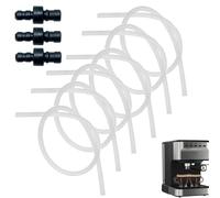 Genérico Milk Tube Set - 6 Piece Coffee Machine Frothing Hose Kit, 3 Connectors Included, Food Grade Replacement Parts | Espresso Maker Accessory For Apartment Cafe Home Hotel