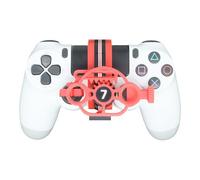 Genérico Mini 3D printing Steering Wheel for PS4 Game Controller Auxiliary Racing Steering Wheel Replacement Accessories (Painted)