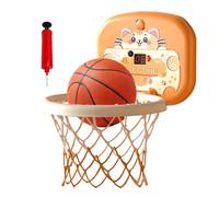 Genérico Mini Basketball Hoop Set, Wall Mounted Ball Game, Interactive Scoreboard Toy, Indoor Sports Fun, Skill Practice Tool for Kids Girls Boys Home School Bedroom Living Room