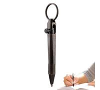 Genérico Mini Brass Pen - Pocket Travel Bolt Action, Small Solid Metal Writing Instrument Compact Tiny Ink Signature Tool For Office Work Notebook Journal Gift Pens For Offices, Working