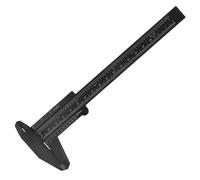 Genérico Mini Calibrador Vernier de Plástico Portátil de 150mm y 0,5mm Medición Bidireccional para Herramientas de Precisión y Uso Industrial