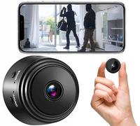 Genérico Mini Camara Espía WiFi 1080P Camara Vigilancia WiFi Interior/Exterior Oculta Cámaras De Vigilancia inalambricas Larga Duracion Spy CAM con Visión Nocturna Detección De Movimiento