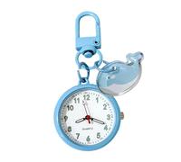 Generico Mini Cartoon Keychain Watch - Watch Charm Fashionable Small Watchh Purse Charm | Bright And Wearable Cute Ornament For Travel, Everyday Life, School, Backpack, Handbag, multicolor, Blue