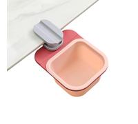 Generico Mini cesta para residuos | Soporte giratorio con clip para estantes y mesas, porta residuos de escritorio, para casa, dormitorio, salón, baño, apartamento, camping, picnic