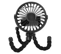 Genérico Mini Clip Fan - Mini Tripod Fan, Rotatable Tripod Cooling Fans| Device For Strollers, Car Seats, Travel, Desks, Bedrooms, Outdoor Walking, Office Cooling, Camping Use, Picnics, Lounges