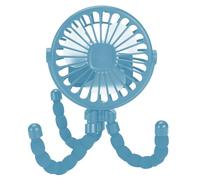 Genérico Mini Clip Fan - Mini Tripod Fan, Rotatable Tripod Cooling Fans| Device For Strollers, Car Seats, Travel, Desks, Bedrooms, Outdoor Walking, Office Cooling, Camping Use, Picnics, Lounges