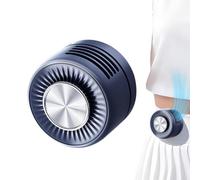 Genérico Mini Clip On Fan - Portable Wearable 3 Speed USB Rechargeable | 360° Adjustable Hidden Blade Cooling | For Collar Belt Backpack Desk Office Outdoor Travel Commuting