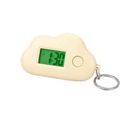 Genérico Mini Cloud Clock - Small Digital Timer, Keychain Portable Date Display Clocks, Compact Kitchen Alarm Clock for Home Office School Camping Gym Sports Kids Use, Multi Purpose Mini Time Device