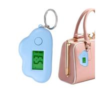 Genérico Mini Cloud Clock - Small Digital Timer, Keychain Portable Date Display Clocks, Compact Kitchen Alarm Clock for Home Office School Camping Gym Sports Kids Use, Multi Purpose Mini Time Device