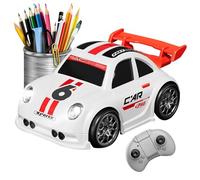 Genérico Mini Coche RC Derrape | con Luces, Diseño De Dibujos Animados, Recargable, Modos De Seguimiento Y Escape - Mini Coche RC Drift,para Niños Y Niñas, Salón, Jardín, Parque Y Reuniones