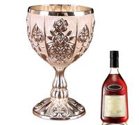 Genérico Mini Copa Cáliz,Mini Copa Cáliz - de cáliz europea de aleación de zinc de 30 ml | para gabinete de vino, regalo de copa para boda en el bar del hogar, retro, copa de vino pequeña