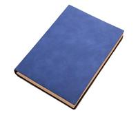 Genérico Mini Cuaderno Libreta de oficina A5 multicolor grande, popular, piel oveja retro, for exámenes ingreso a posgrado(Blue)
