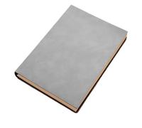 Genérico Mini Cuaderno Libreta de oficina A5 multicolor grande, popular, piel oveja retro, for exámenes ingreso a posgrado(Grey)