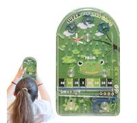Genérico Mini de Pinball: diversión Intelectual de Superficie Lisa, Juego de Pinball portátil de Mano | Juego de Mesa de Viaje de Bolsillo Habilidad Visual, Intelectual Barniz Estuche para Acceso