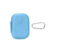 Genérico Mini Estuche de Transporte cámara para Insta360 GO Ultra. Bolsa rígida Protectora para Lentes. Estuches portátiles a Prueba de Salpicaduras con mosquetón. (Azul)