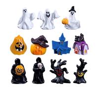 Genérico Mini Figuras Halloween Decoración de Miedo Reutilizable en Resina