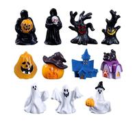 Genérico Mini Figuras Halloween Decoración de Miedo Reutilizable en Resina