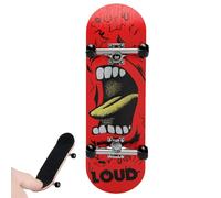 Genérico Mini Finger Skateboard - 3,9 pulgadas Ahorn Holzboard | 2,2 cm Legierung Skateboard - Tragbares Kinder Spielzeug mit Kugellagerrädern für Geschicklichkeit, Koordination
