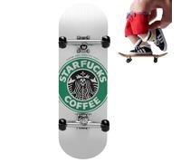 Genérico Mini Finger Skateboard Toys - Interactive Finger Board Set | Kids Educational Skateboard Toy, Portable Pocket Skate Park, Party Favor Novelty Gift For Boys Girls Trick Play