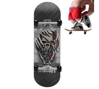 Genérico Mini Finger Skateboard Toys - Interactive Finger Board Set | Kids Educational Skateboard Toy, Portable Pocket Skate Park, Party Favor Novelty Gift For Boys Girls Trick Play