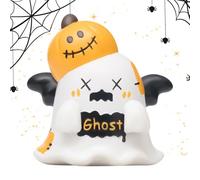 Genérico Mini Ghost Sculpture - Halloween Spirit Statue, Fun Figurine | Compact Shelf Accent, Decorative Ornament For Bedroom Bookshelf Bookcase Car Dashboard Study Desk Display Cabinet Nightstand