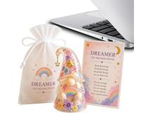 Genérico Mini GNOME Figura Motivante con Tarjeta de Fomento