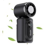 Genérico Mini Handheld Clip Fan, Clip On Fan | USB Rechargeable 3000mAh 180 Degree Adjustable | Mini Handheld Fans | Rechargeable For Home Travel School Office Camping Outdoor Activities