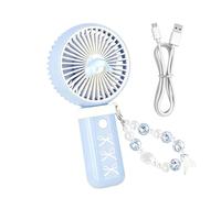 Genérico Mini Handheld Fan - 2026 New USB Rechargeable Turbine | Three Speed Adjustable Pocket Fan | High Performance Cooling For Summer Travel Hiking Camping