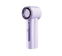Genérico Mini Handheld Fan USB Recargable, Portable Quiet Cooling Fan with 6-Speed Settings, Compact ABS Design for Travel, Office, Outdoor, Home, Camping, Theme Park, Commuting