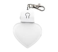 Genérico Mini Heart Keychain, LED Wallet Lamp, Portable Light For Women Handbags, Soft Glowing LED Design, Travel And Bedside Nightlight, Cute Key Ring Accessory For Home Car Use