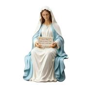 Genérico Mini Jesus Statue, Handcrafted Jesus Figurines, Virgin Mary Resin Desk Companion Figurine for Home Office Desk Car Dashboard Decor