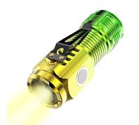 Genérico Mini Linterna Monstruo de Ojos - Potente LED Manual con Clip Bolsillo y Base Magnética, Luz USB Recargable Impermeable | Compacto tipo Camping o Emergencias Exterior Alta Luminosidad Pro