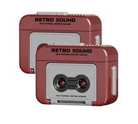 Genérico Mini Llavero Con Grabadora, Paquete de 2 Llavero Retro Portátil Con Grabadora, Mini Colgante Con cajas De Música Grabable, Llaveros Con Cinta De Casete Para Mochilas Llaves De Coche Mochilas