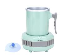 Genérico Mini máquina de Bebidas frías Inteligente, máquina de Hielo rápida for Auto, máquina de Hielo portátil de encimera for Fiestas en casa(Green)