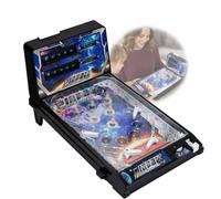 Genérico Mini máquina de Pinball, Arcade casero con luz y Sonidos, Juguete de Pinball electrónico de Mesa, Pantalla de puntuación Digital, Divertido Juego de Disparos