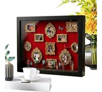 Generico Mini marco para museo, figuras divertidas iluminadas, decoración para recuerdos de bricolaje - Marco para fotos de familia DIY - para parejas, ella, él, adultos, amantes de la familia, esposa