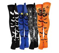 Genérico Mini Medias Mujer Calcetines Tobilleros Mujer Calcetines de Halloween para mujeres y niñas con estampado de, patrón colorido, novedad, lindos Medias Talla Grande Calcetines (Pink, One Size)