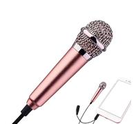 Genérico Mini Microphone for Vlogging | Portable Mini Aluminum Alloy Earphone,Portable Speech Microphone - for Podcast Streaming Game Studio Content Filming Offices Running Travel Outdoor