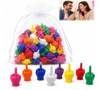Genérico Mini Middle Fingers, Middle Finger Mini Figures，100 Pack