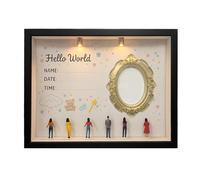 Genérico Mini Museum - Recuerdo Decorativo para Conservar Recuerdos - Expositor de Mini Museo para Niños,para Hogar Estante Oficina Cumpleaños Regalo