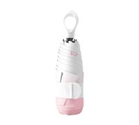 Generico Mini paraguas de viaje | Parasol ligero protección UV - Paraguas parasol protección UV,para mochila pendular mochila casa escuela playa senderismo senderismo al aire libre hombre mujer