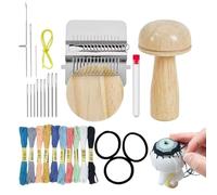 Genérico Mini Patch Kit - Portable Quick Patch Maker, 8 Inches Weaving with Multifunctional Design, Durable Tool, Sewing Kit with Easy Use, Patchs Tool for Clothes Socks Jeans Repair Craft