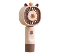 Genérico Mini Personal Fan - Capybara 5 Speed USB Portable for Cooling Tool | Rechargeable Handheld Fan with Travel Camping Beach, Summer Outdoor Commuting for Office Vacation Road Trip Accessory